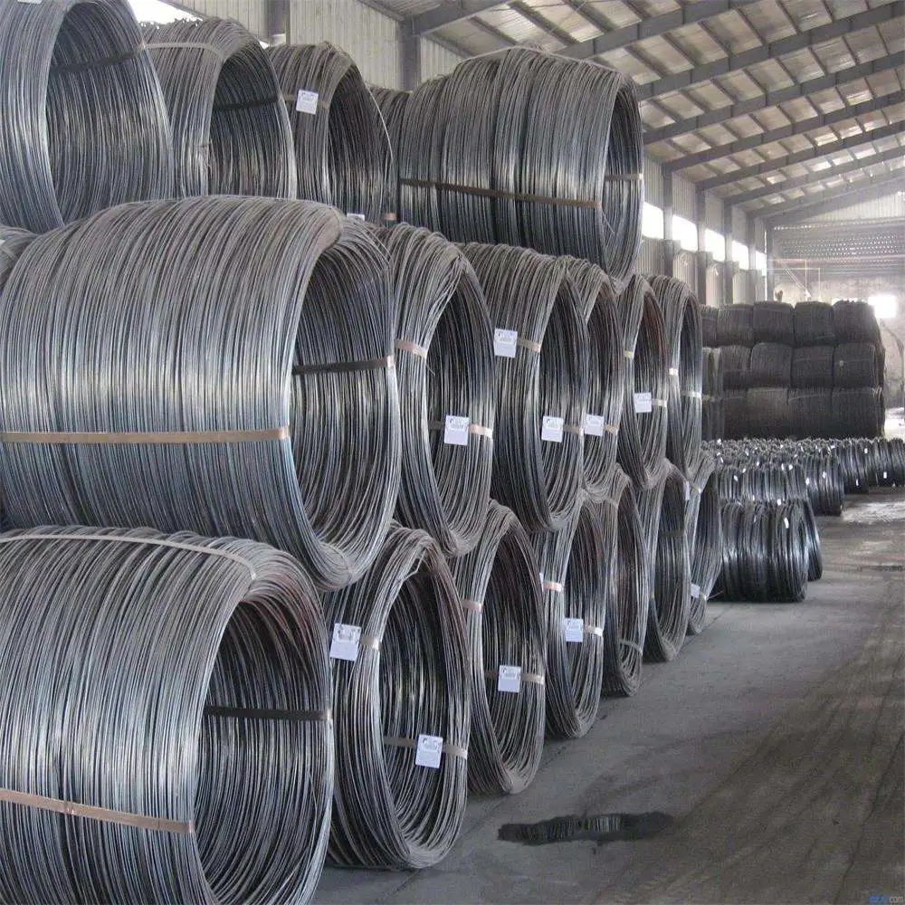 Steel Wire Wire Rod Wires ASTM Gr. B 185 JIS Ss330 Ss34 NF A33 Q195 5.5mm 6.5mm 8mm 10mm 12mm Hot Rolled Steel Wire for Construction