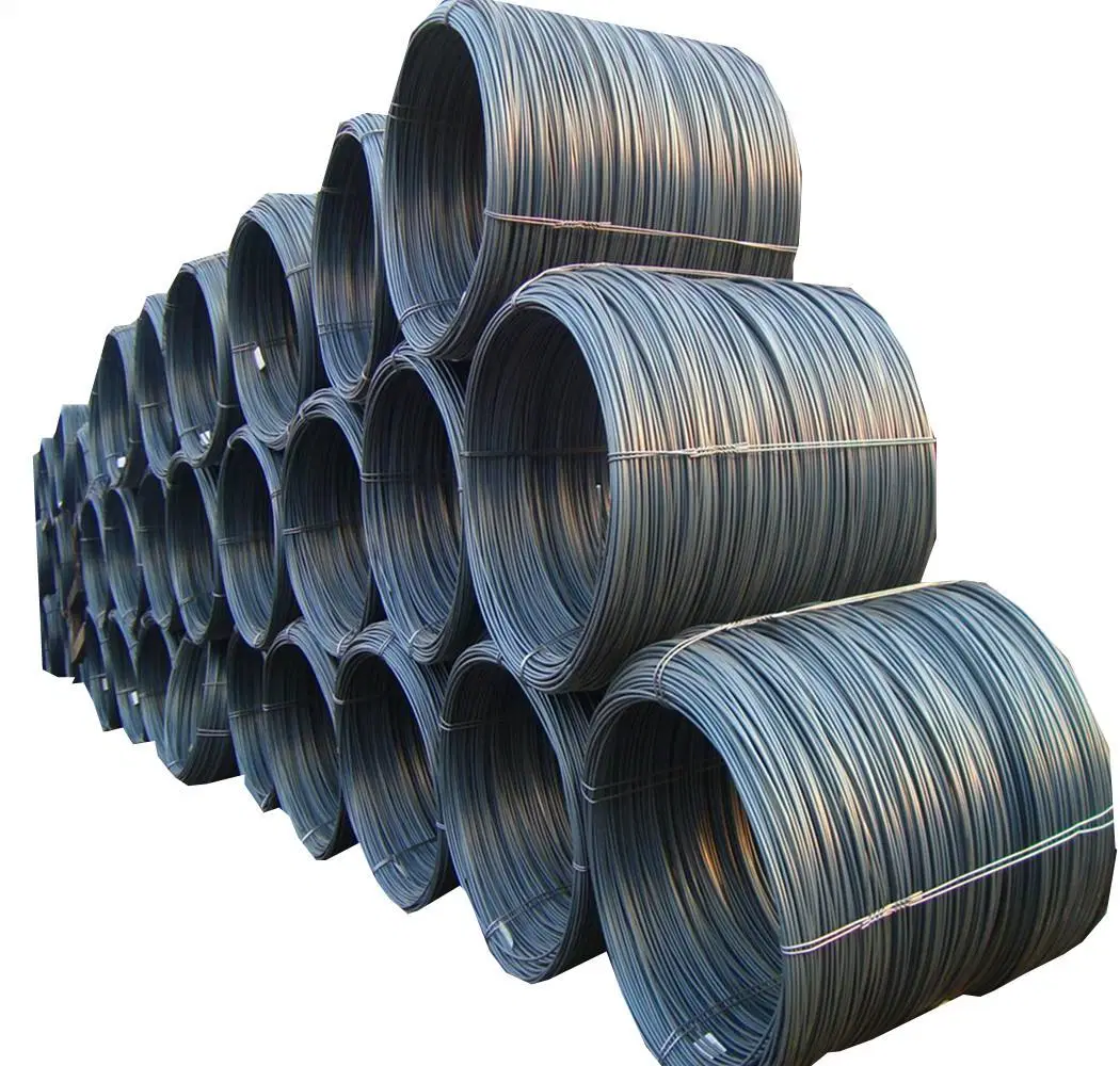SAE1006 SAE1008 SAE1018 SAE1033 SAE1040 Q195 Q235 Q345 Hot Dipped Cold Drawn Galvanized High Low Mild Carbon Stainless Steel Rod Rope Nail Spring Wire Price
