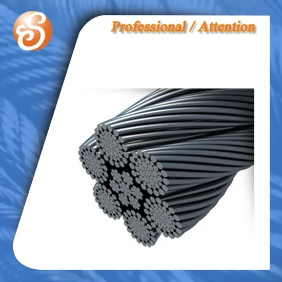 Ungalvanized and Galvanized Steel Wire Rope 8X19W+FC/Iwrc