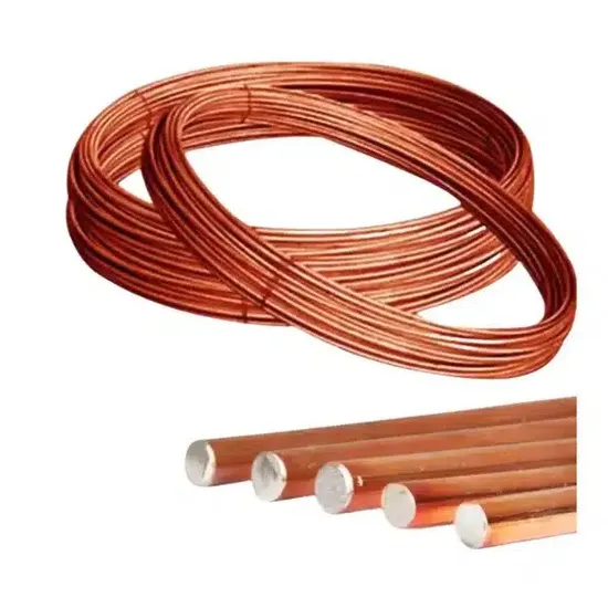 Low Carbon Steel Core Copper Clad Steel Grounding Round Cable Wire