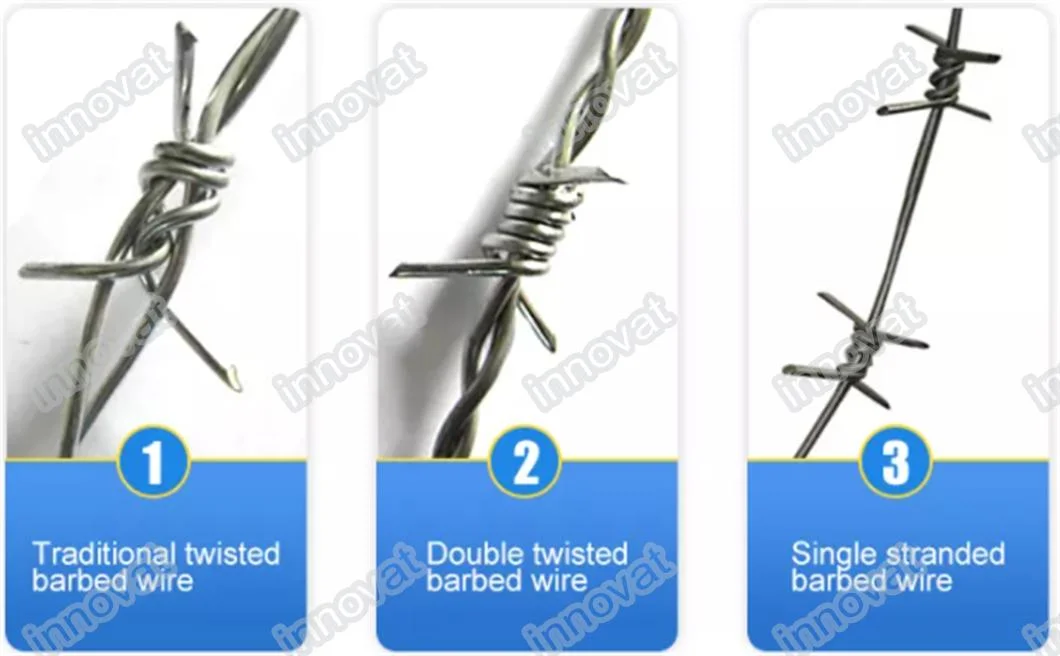 Barbed Wire Barbed Prison Isolation Fence Mesh Fence Stainless Steel Anti-Climbing Thorns Theft