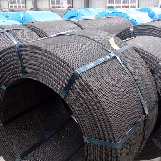 Pickling Treatment Prestressed Strand Wire 12.7 mm PC Steel Strand