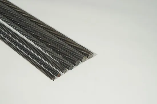 12.7mm, 9.53mm 7 Wire PC Steel Strand for Building and Bridge Construction Prestressed Steel 
