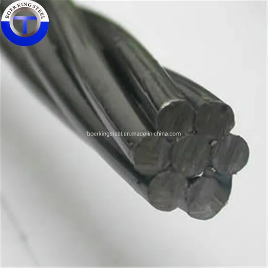 Standard ASTM 416 /A416m 7 Wire Low Relaxation PC Steel Wire Strand 
