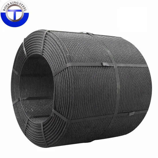 1860MPa Standard A416 7wire Low Relaxation PC Steel Wire Strand 