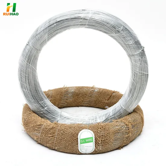 Galvanized Steel Wire 16 18 20 21 22 Gauge Electric Galvanized Iron Wire Rebar Tie Wire Soft Gi Binding Wire for Construction 