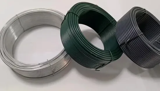 Q195 Steel Construction PVC Coated Iron Wire 