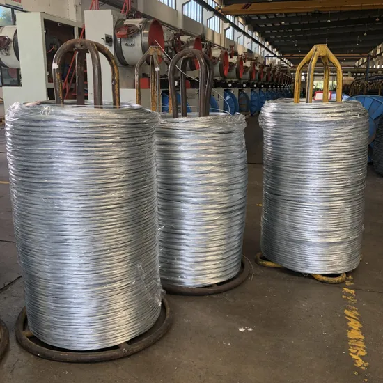 JIS BS GB Galvanized Steel Wire for Electric Applications and Optical Cable 
