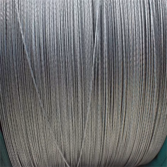 Galvanized Grade 1570 7.5mm 7 Wire Strand Galvanized Guy Steel Wire Strand for Rope